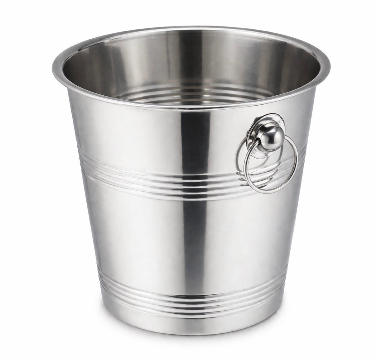 Balde de Gelo em Aço Inox com Alça – Elegante e Funcional para Bebidas